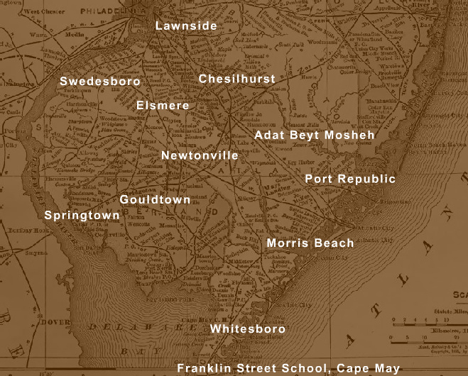 1985 Map of Southern NJ